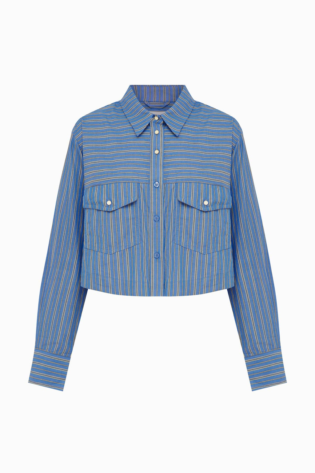 Cole Stripe Crop Shirt